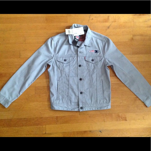 New England Patriots Levi Gray Jean Jacket  Medium - Picture 8 of 8